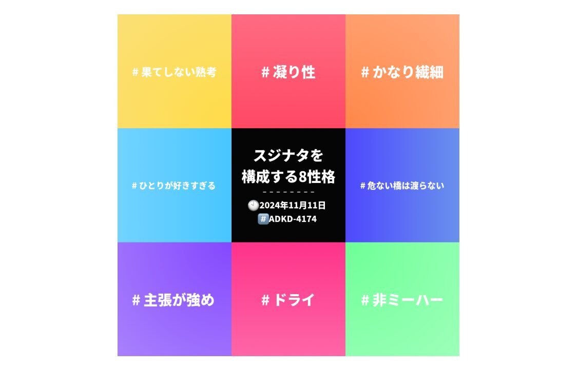 エムグラム8分析：性格の画像